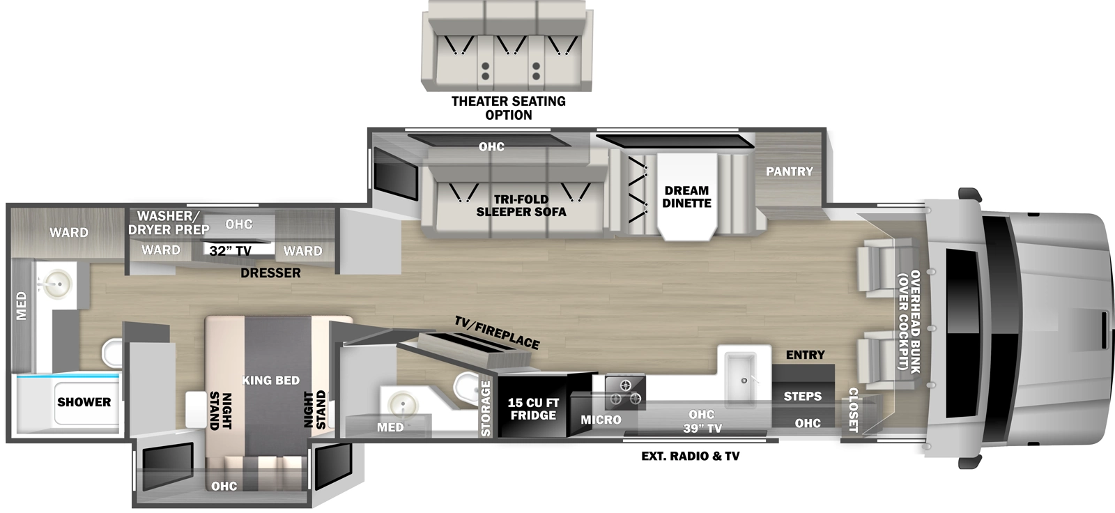 Europa S 37CA - DSO Floorplan